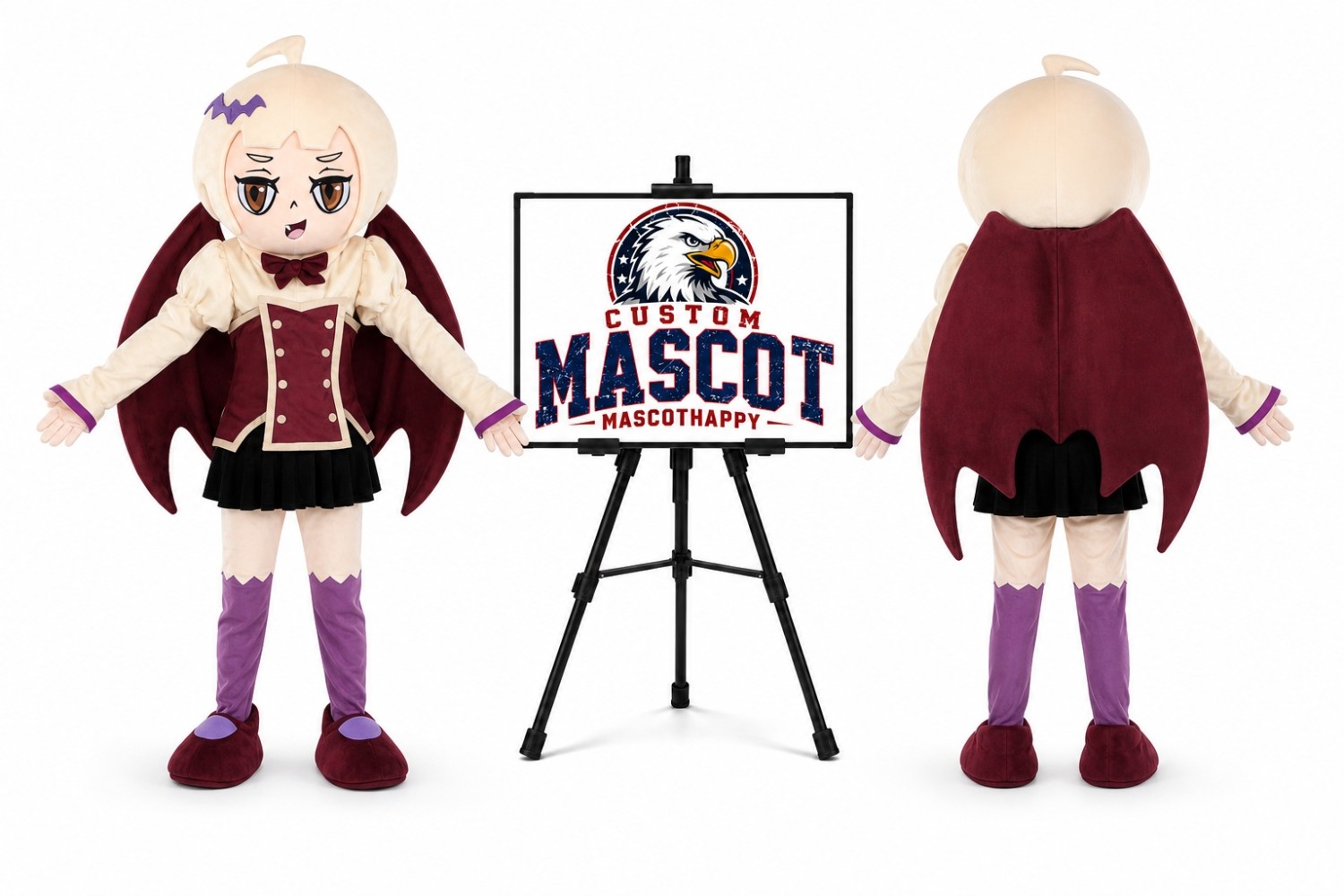 Vampire Witch Mascot Costume for Halloween Events Vampire Witch Mascot Costume for Halloween Events