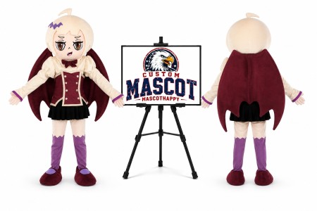 Vampire Witch Mascot Costume for Halloween Events