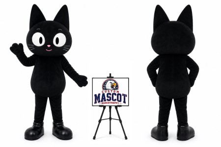 Cartoon Plush Cat Mascot Costume