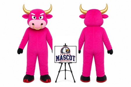 Cartoon Plush Cartoon Bull Mascot Costume