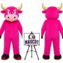 Cartoon Plush Cartoon Bull Mascot Costume