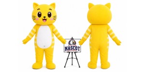 Cartoon Plush Cat Mascot Costume Cartoon Plush Cat Mascot Costume