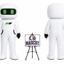 Cartoon Plush Cartoon Robot Mascot Costume