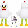 Cartoon Plush Little Chicken Mascot Costume