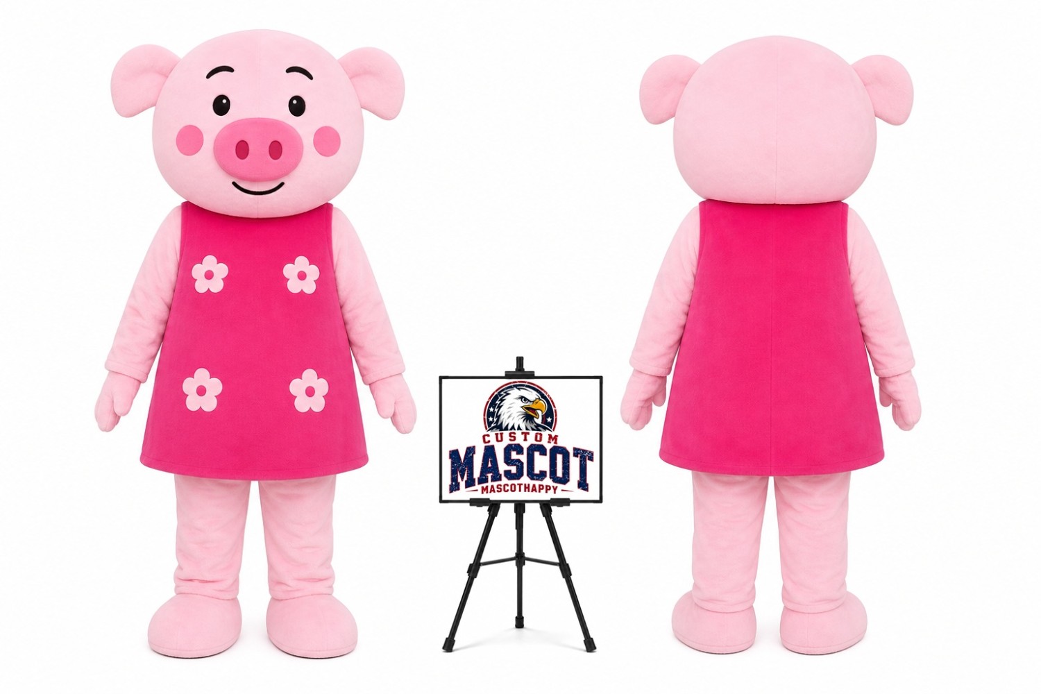 Cartoon Plush Pig Mascot Costume Cartoon Plush Pig Mascot Costume