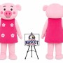 Cartoon Plush Pig Mascot Costume