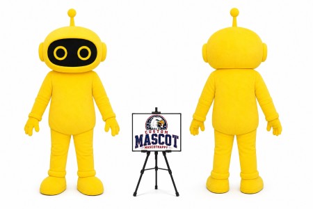 Cartoon Plush Robot Mascot Costume
