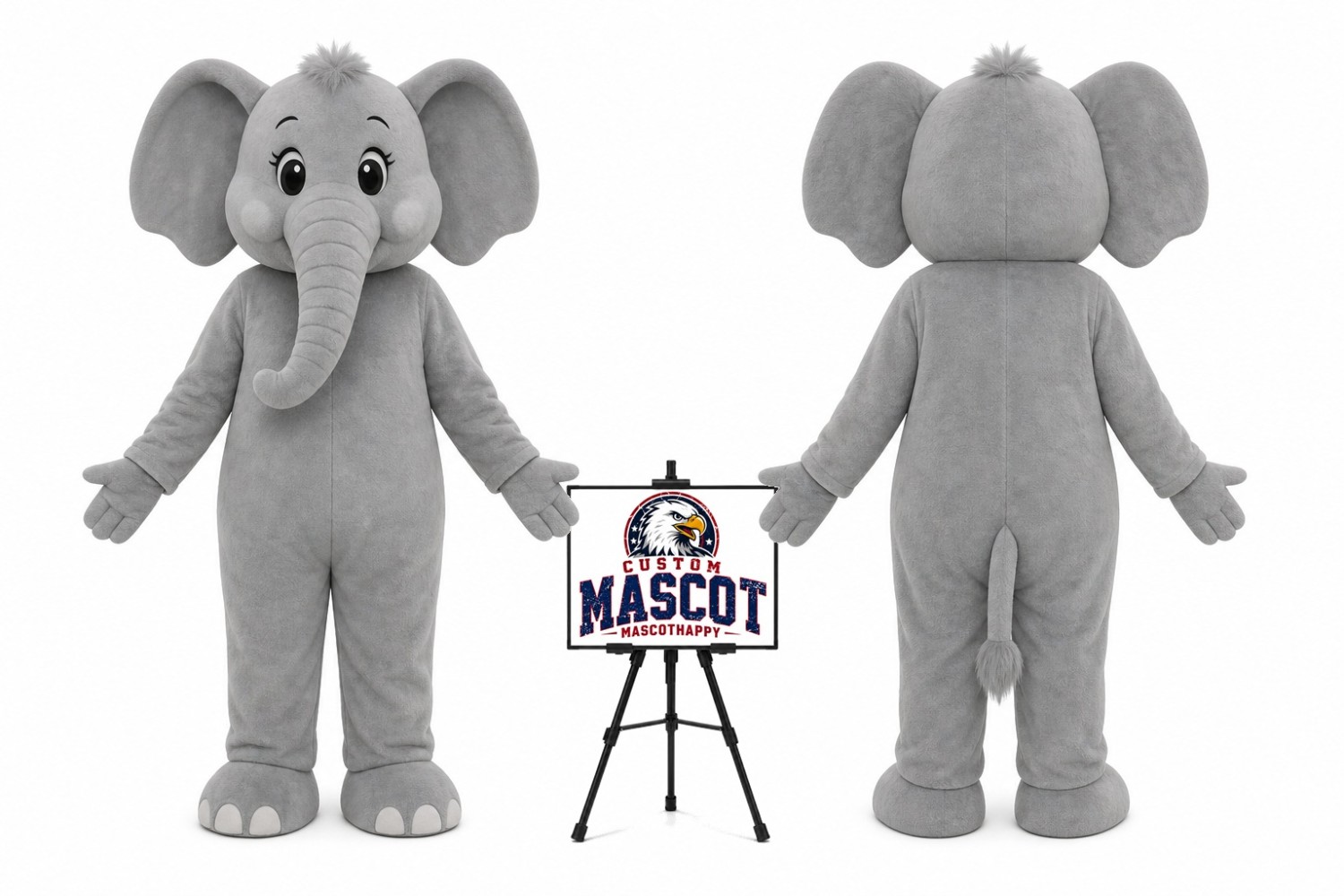 Cartoon Plush Elephant Mascot Costume Cartoon Plush Elephant Mascot Costume