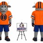 Cartoon Plush Old Bull Mascot Costume