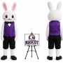 Cartoon Plush Rabbit Mascot Costume for Easter Events