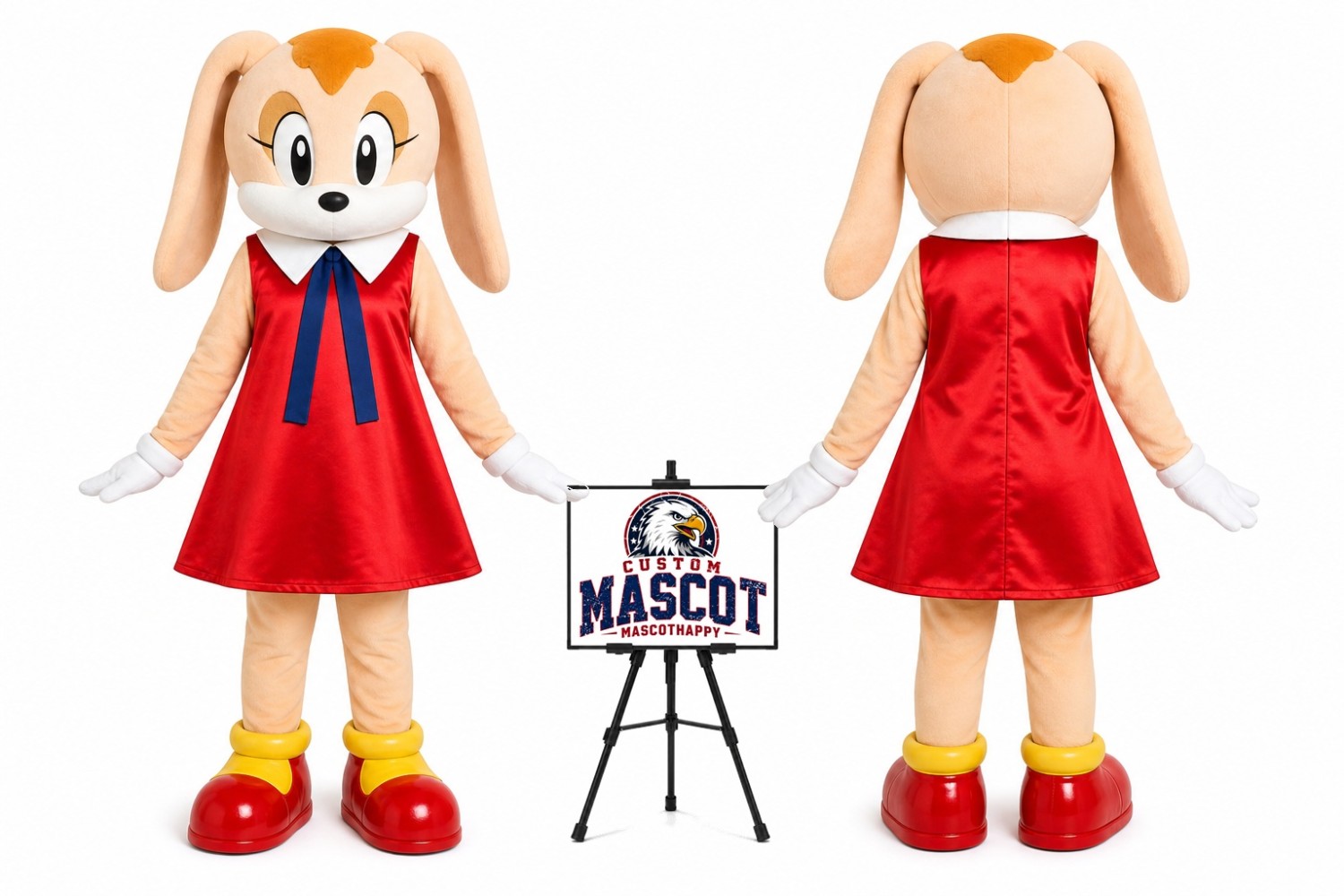 Cartoon Plush Rat Girl Mascot Costume Cartoon Plush Rat Girl Mascot Costume