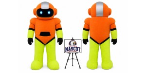 Cartoon Plush Space Alien Robot Mascot Costume Cartoon Plush Space Alien Robot Mascot Costume