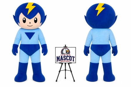 Cartoon Plush Warrior Mascot Costume