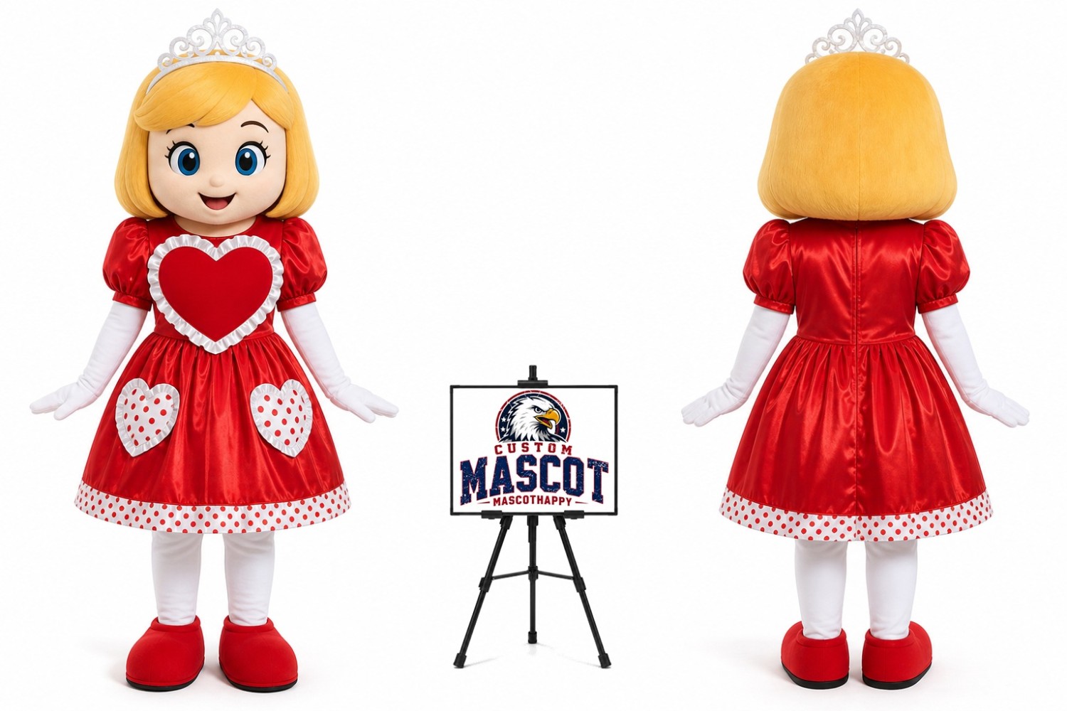 Cartoon Princess Mascot Costume Cartoon Princess Mascot Costume