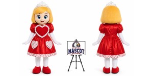 Cartoon Princess Mascot Costume Cartoon Princess Mascot Costume
