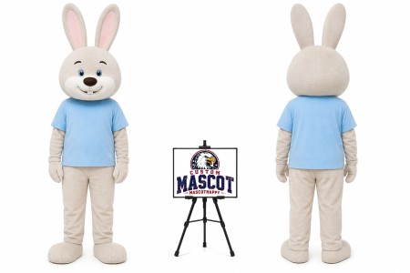 Cartoon Rabbit Boy Mascot Costume for Easter Events
