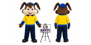 Cartoon Rabbit Mascot Costume for Easter Events Cartoon Rabbit Mascot Costume for Easter Events