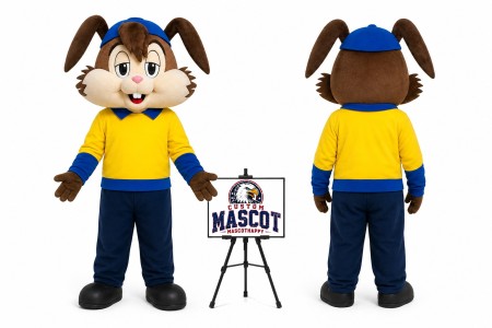 Cartoon Rabbit Mascot Costume for Easter Events