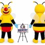 Cartoon Nose Bee Mascot Costume