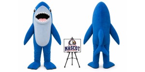 Cartoon Shark Mascot Costume Cartoon Shark Mascot Costume