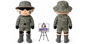 Cartoon Soldier Warrior Scout Mascot Costume Cartoon Soldier Warrior Scout Mascot Costume