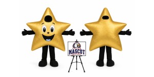 Cartoon Stars Mascot Costume Cartoon Stars Mascot Costume