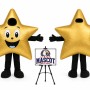 Cartoon Stars Mascot Costume