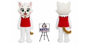Cartoon Stuffed Animal Cartoon Big Eyes Cat Mascot Costume Cartoon Stuffed Animal Cartoon Big Eyes Cat Mascot Costume