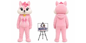Cartoon Stuffed Animal Cartoon Flower Squirrel Mascot Costume Cartoon Stuffed Animal Cartoon Flower Squirrel Mascot Costume