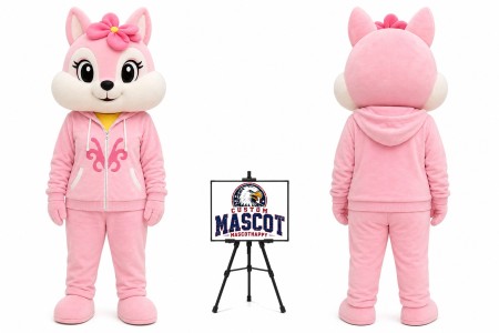 Cartoon Stuffed Animal Cartoon Flower Squirrel Mascot Costume