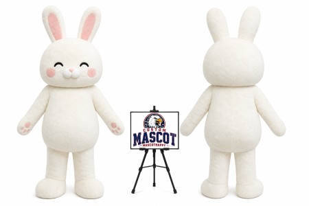 Cartoon Stuffed Animal Little Rabbit Mascot Costume for Easter Events