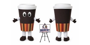 Cartoon Tea Cup Coffee Cup Mascot Costume Cartoon Tea Cup Coffee Cup Mascot Costume
