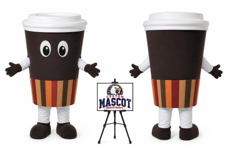Cartoon Tea Cup Coffee Cup Mascot Costume