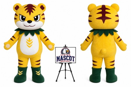 Cartoon Tiger King Mascot Costume