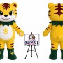 Cartoon Tiger King Mascot Costume