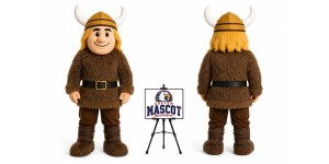 Cartoon Warrior Mascot Costume Cartoon Warrior Mascot Costume