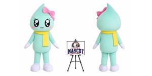 Cartoon Water Drop Mascot Costume Cartoon Water Drop Mascot Costume