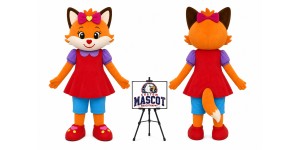 Cartoon Wedding Dress Fox Mascot Costume for Wedding Events Cartoon Wedding Dress Fox Mascot Costume for Wedding Events