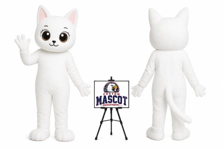 Cartoon Cat Mascot Costume
