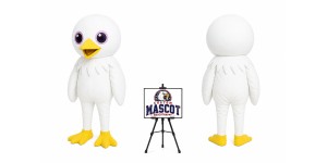 Cartoon Dove Mascot Costume Cartoon Dove Mascot Costume