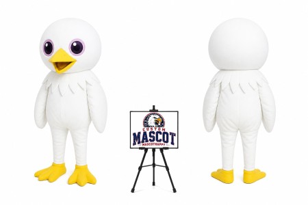 Cartoon Dove Mascot Costume