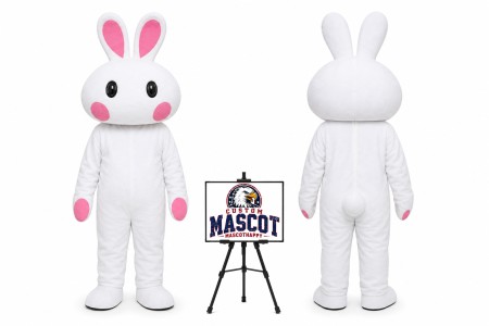 Cartoon Rabbit Mascot Costume for Easter Events