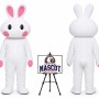 Cartoon Rabbit Mascot Costume for Easter Events