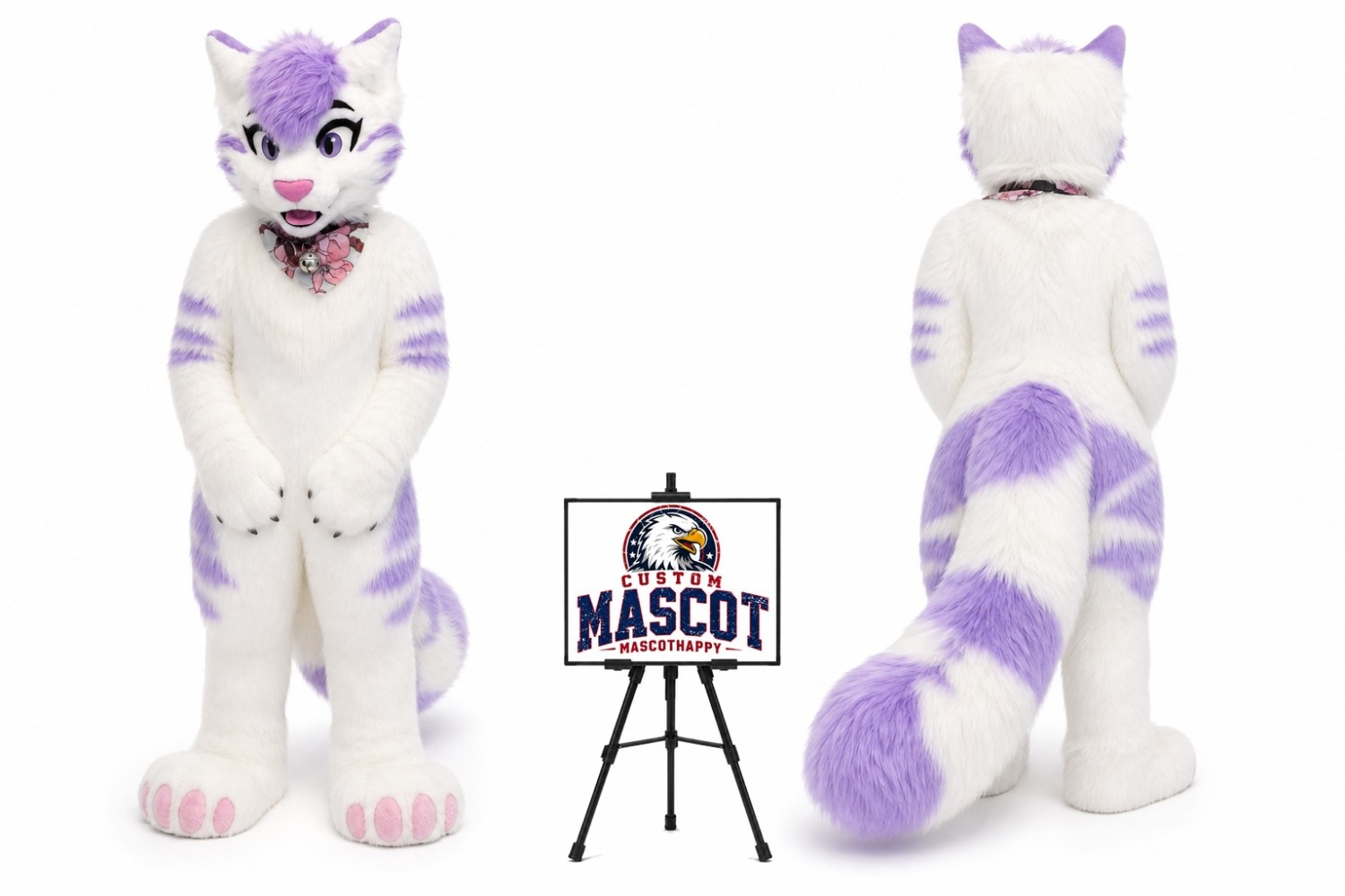 Cat Girl Realistic Fursuit Animal Mascot Costume Cat Girl Realistic Fursuit Animal Mascot Costume