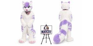 Cat Girl Realistic Fursuit Animal Mascot Costume Cat Girl Realistic Fursuit Animal Mascot Costume