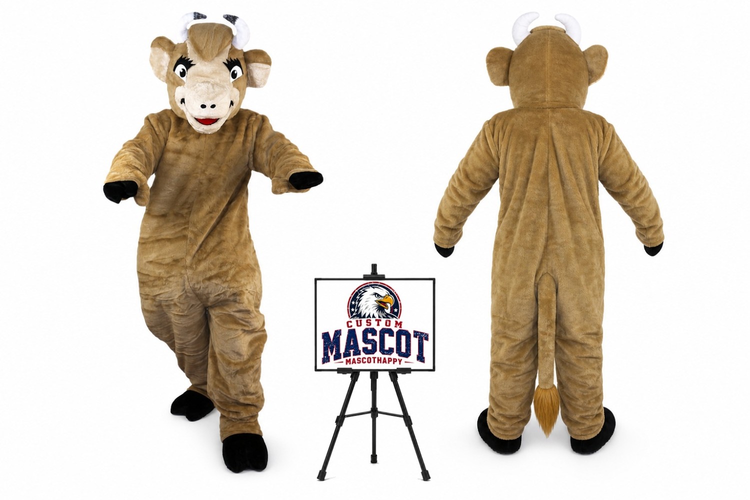 Cattle Bull Mascot Costume Cattle Bull Mascot Costume