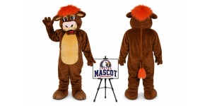 Cattle Cartoon Mascot Costume for Halloween Events Cattle Cartoon Mascot Costume for Halloween Events