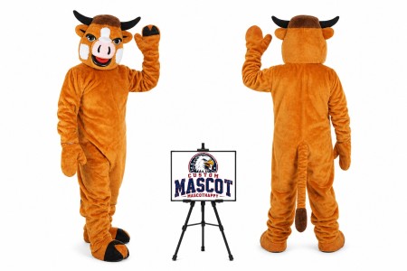 Cattle Cow Bull Ox Mascot Costume