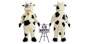 Cattle Cow Mascot Costume Cattle Cow Mascot Costume