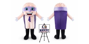 Cerebrum Mascot Costume Cerebrum Mascot Costume